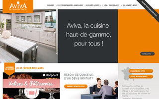 cuisines-aviva.com website preview