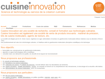 cuisine-innovation.fr website preview