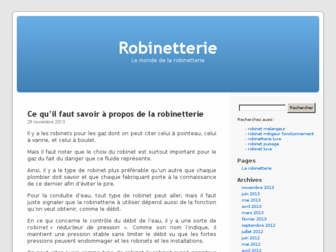 robinetterie.unblog.fr website preview