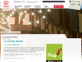 slowup-alsace.fr website preview