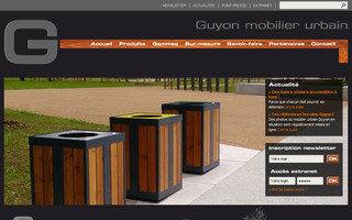 guyon-mobilier-urbain.com website preview