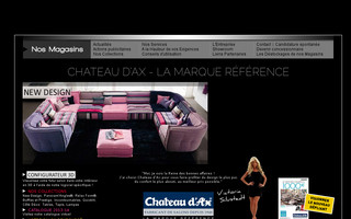 chateaudax-france.com website preview