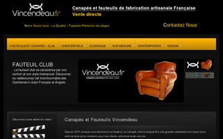 vincendeau.fr website preview