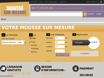 moussesurmesure.com website preview