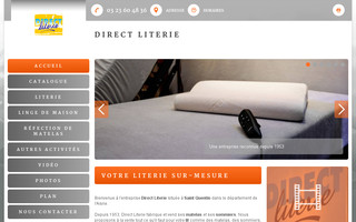 directliterie.fr website preview