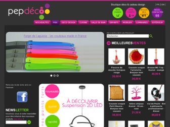 pepdeco.fr website preview