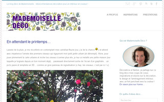 mademoiselledeco.com website preview