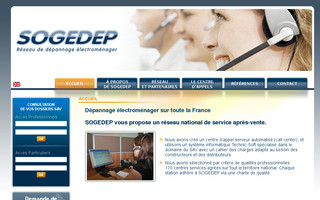 sogedep.fr website preview