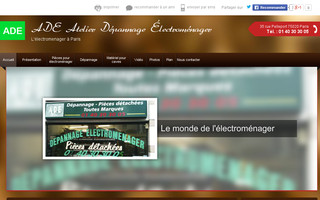 ade-france.com website preview