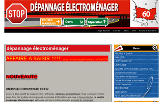 depannages-electromenager.com website preview