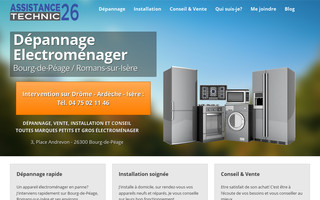 assistancetechnic26.fr website preview