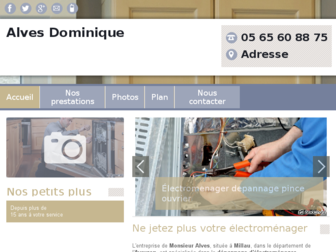 depannage-electromenager-millau.fr website preview