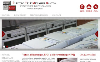 electromenager-danton.fr website preview