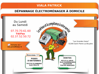 depannage-electromenager-vialapatrick.fr website preview