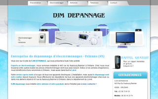 djmdepannage.com website preview