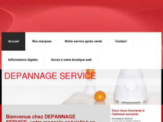 depannage-service.fr website preview
