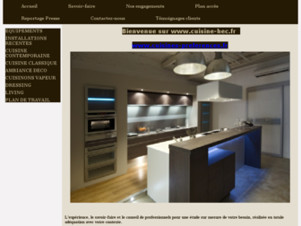 cuisine-hec.fr website preview