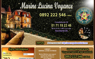 marine-lucina-voyance.com website preview