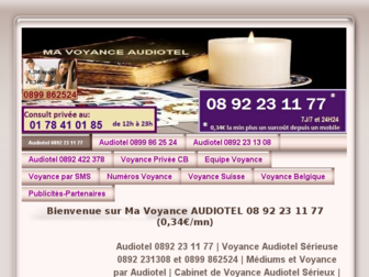 mavoyanceaudiotel.fr website preview