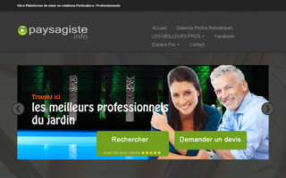 paysagiste.info website preview