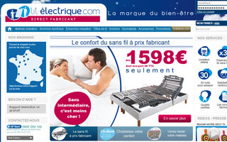 lit-electrique.com website preview