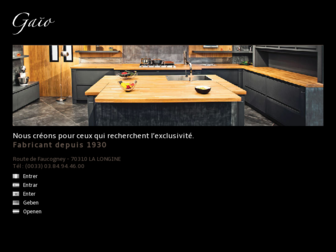 cuisines-gaio.com website preview