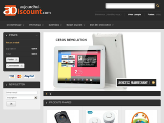 aujourdhui-discount.com website preview