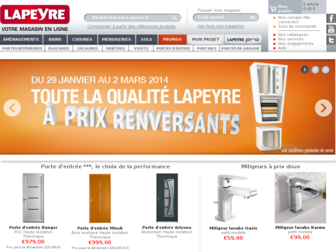 lapeyre.fr website preview