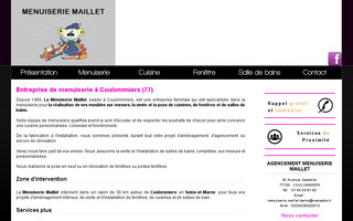 menuiserie-maillet.fr website preview