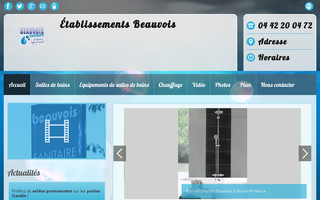 beauvois-sanitaire.fr website preview