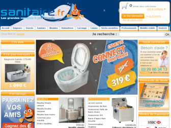 sanitaire.fr website preview