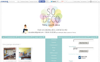 sodeco.canalblog.com website preview