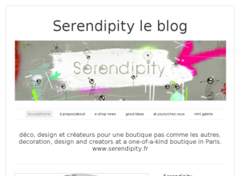 serendipityparis.wordpress.com website preview