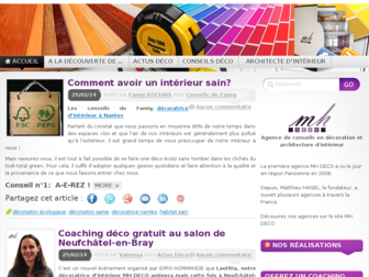 blog.mhdeco.fr website preview