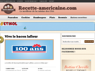 recette-americaine.com website preview