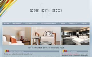sonia-home-deco.fr website preview