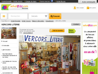 vercors-literie.fr website preview