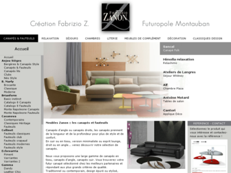 meubles-zanon.com website preview
