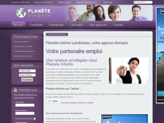 planete-interim.com website preview