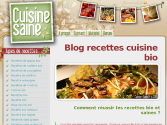 recettes-cuisine-bio.fr website preview