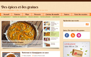 recettes-vegetales.fr website preview