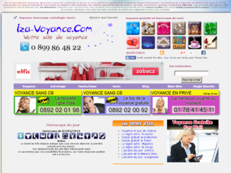 iza-voyance.com website preview