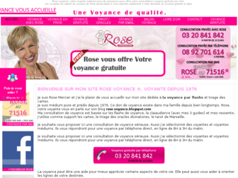 rose-voyance.com website preview