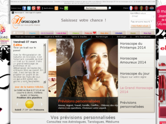 horoscope.fr website preview