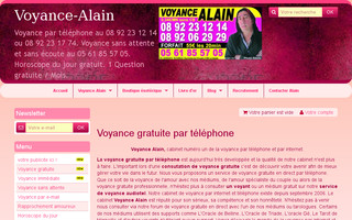 voyance-alain.com website preview