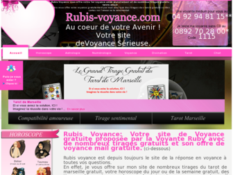 rubis-voyance.com website preview