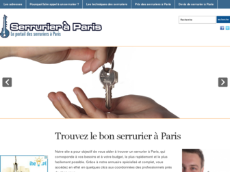 serrurier-a-paris.info website preview
