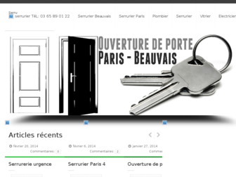 serrurier-beauvais.com website preview
