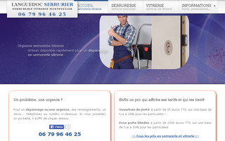 languedoc-serrurier.fr website preview