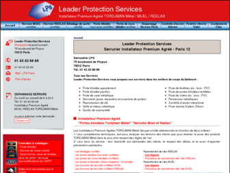 leader-protection-services.com website preview